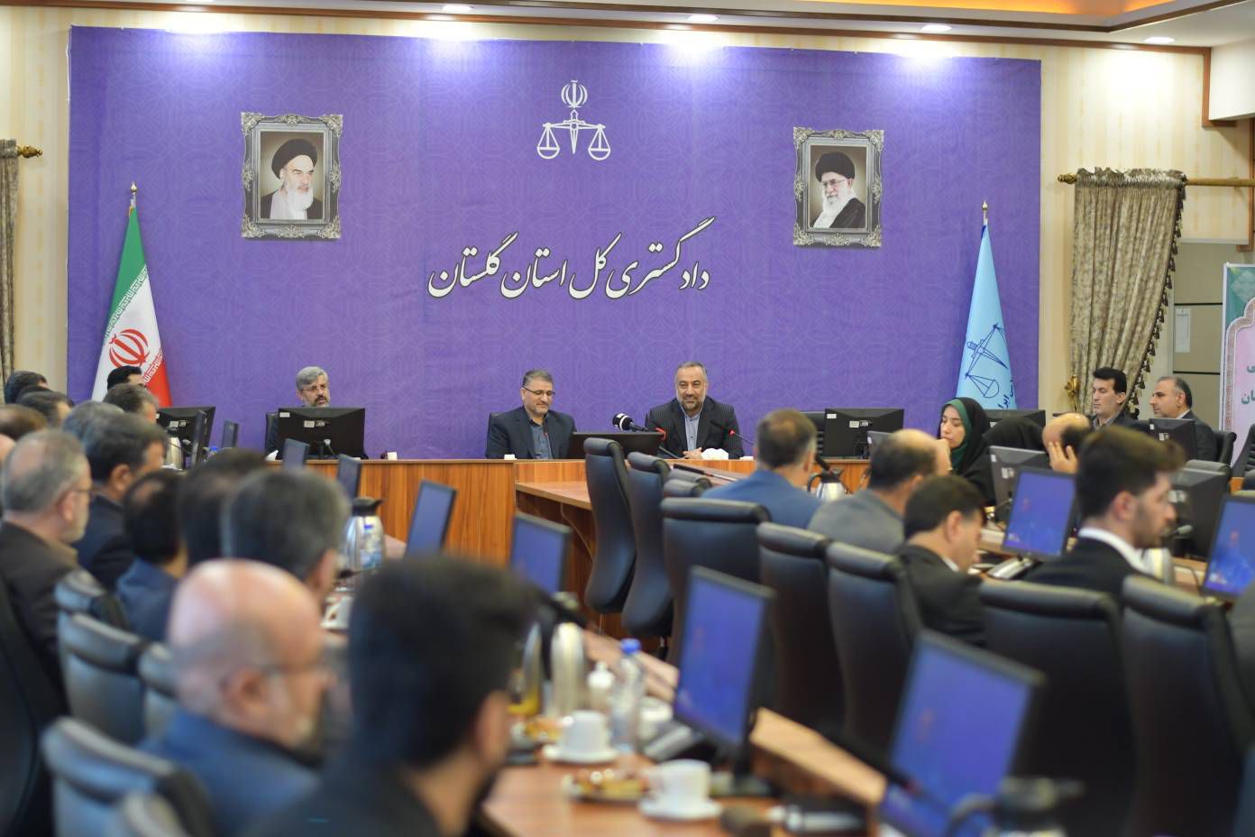 حضور دکتر مسجدی در افتتاحیه همایش حفاظت و بازدید از پزشکی قانونی گلستان