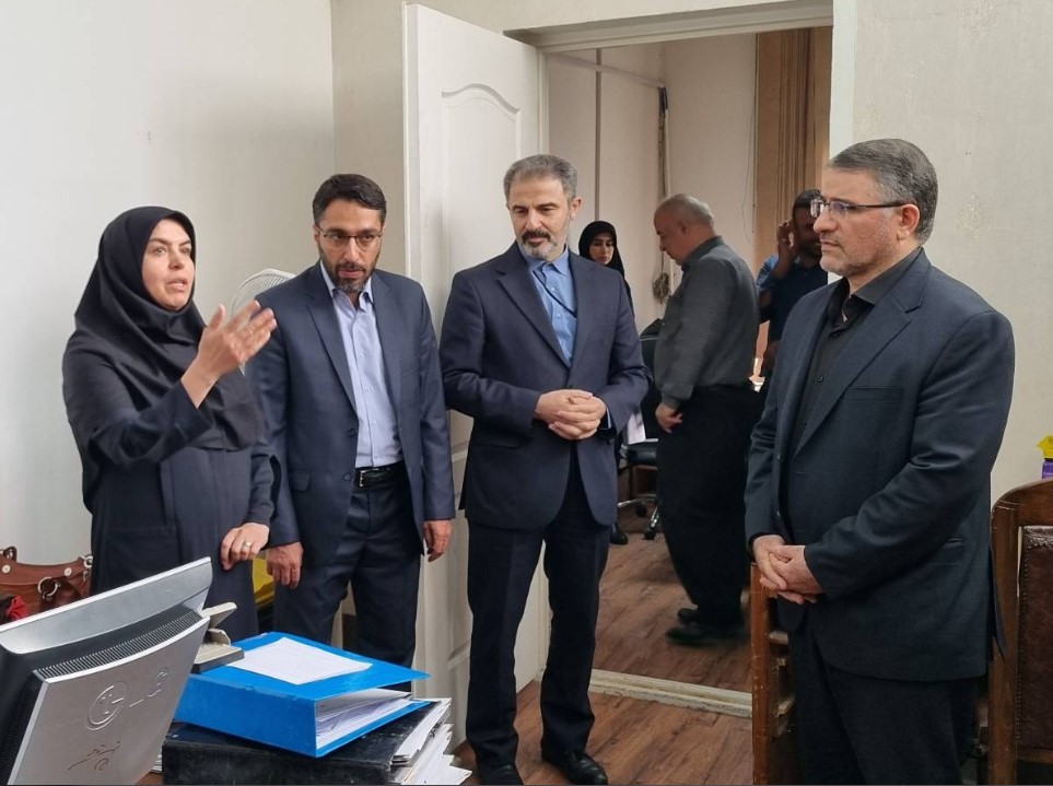 بازدید دکتر مسجدی از اداره کمیسیون های استان تهران