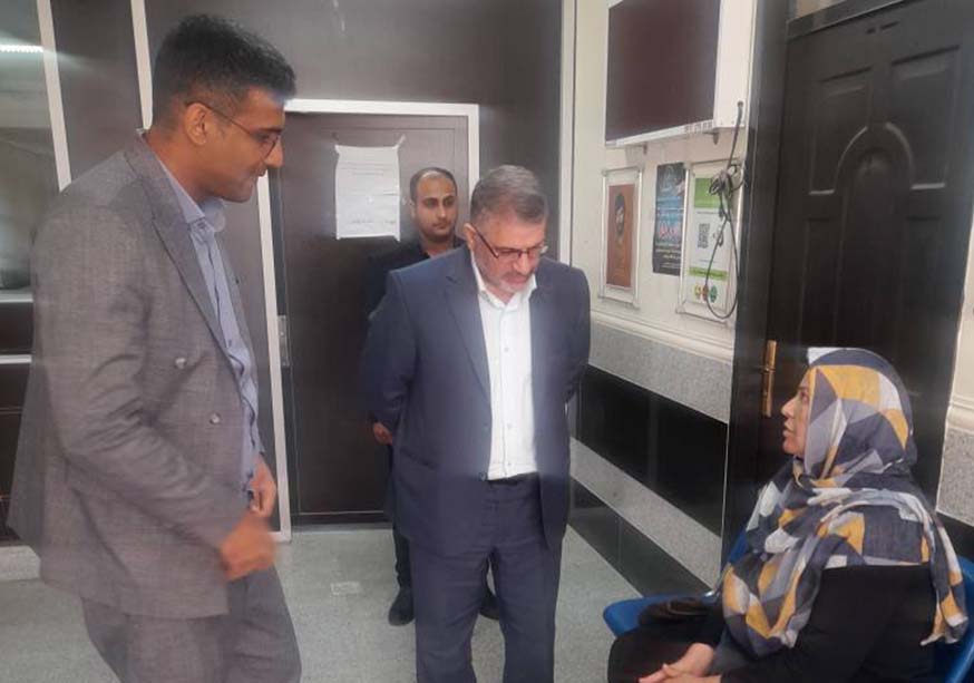 بازدید سرزده دکتر مسجدی از پزشکی قانونی برازجان