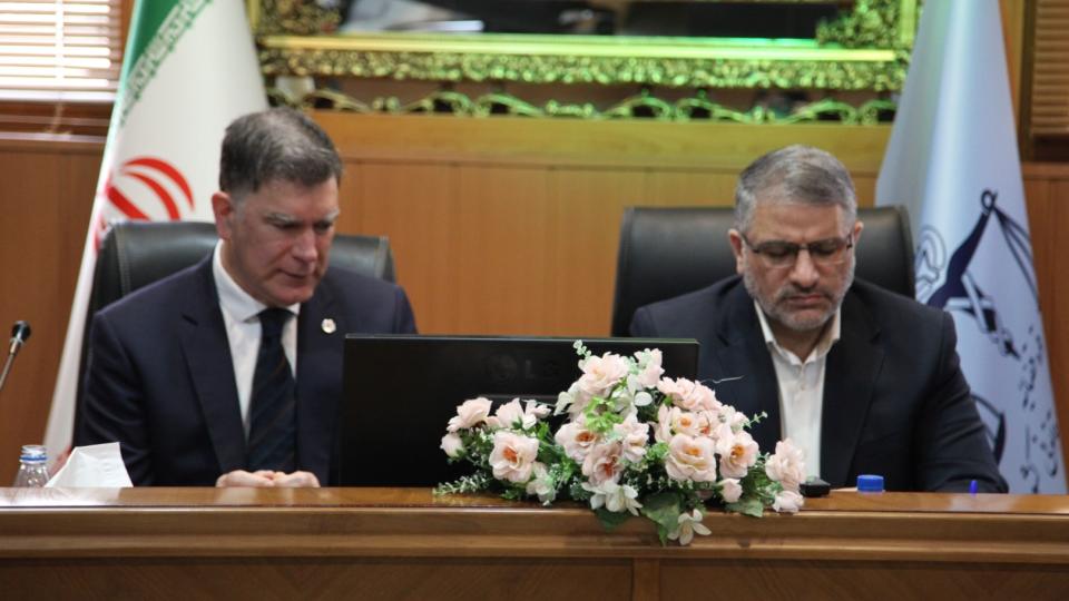 دیدار دکتر مسجدی با رییس دفتر نمایندگی کمیته صلیب سرخ در ایران