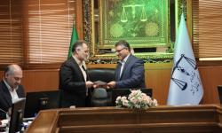 مراسم تکریم و معاوفه معاون توسعه مدیریت سازمان و مدیرکل پزشکی قانونی استان تهران