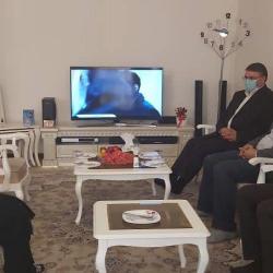 دیدار دکتر مسجدی با خانواده شهید همایون