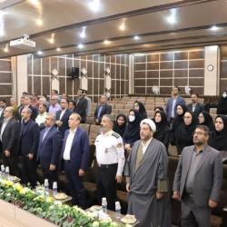 مراسم تکریم و معارفه مدیر کل پزشکی قانونی سمنان