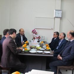 بازدیددکتر شجاعی رئیس سازمان و رئیس اداره امور عمومی،قضایی ودفاعی امنیتی سازمان مدیریت و برنامه ریزی کشور از اداره کمیسیون پزشکی استان تهران