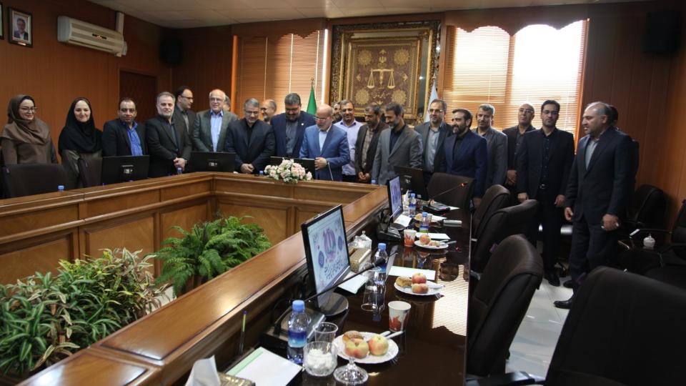 جلسه تقدیر از خدمات کارکنان پزشکی قانونی در جنگ 12 روزه