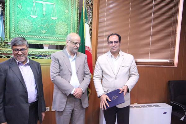 معارفه دکتر جابر قره داغی به عنوان مشاور علمی رییس سازمان