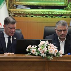 دیدار دکتر مسجدی با رییس دفتر نمایندگی کمیته صلیب سرخ در ایران