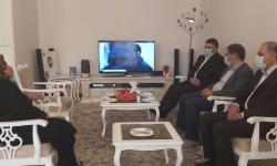 دیدار دکتر مسجدی با خانواده شهید همایون