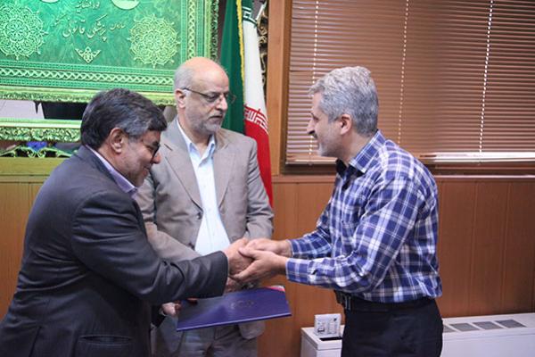 معارفه دکتر بشیر نازپرور به عنوان مدیر دفتر هیئت علمی سازمان